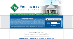 Desktop Screenshot of freeholdsavingsandloan.com